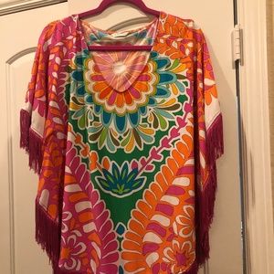 Trina Turk fringe shirt